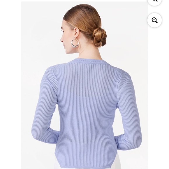 Scoop NYC Women’s Lavender Cardigan and Bralette Size Medium NWT - Picture 6 of 6